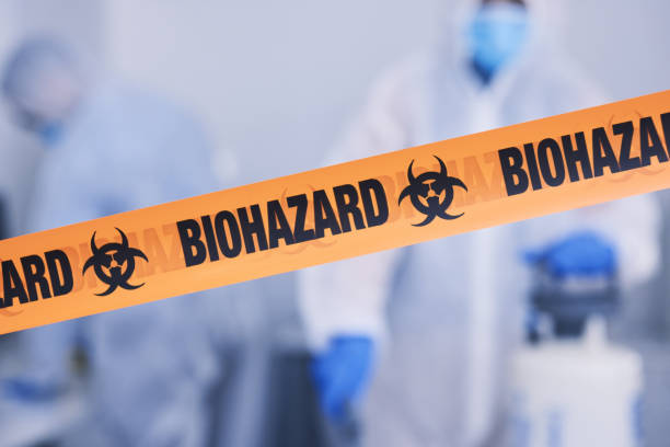 Professional Infectious Disease Decontamination technician working in Norwell, MA